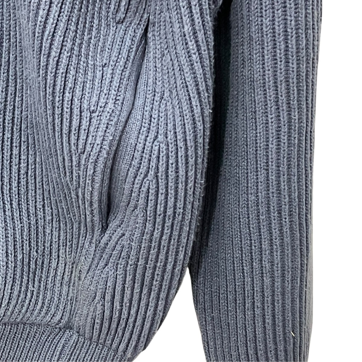 crepuscule rib stitch zip cardiganニットジャケット1903-011 古着・中古-6枚目のアイテム画像