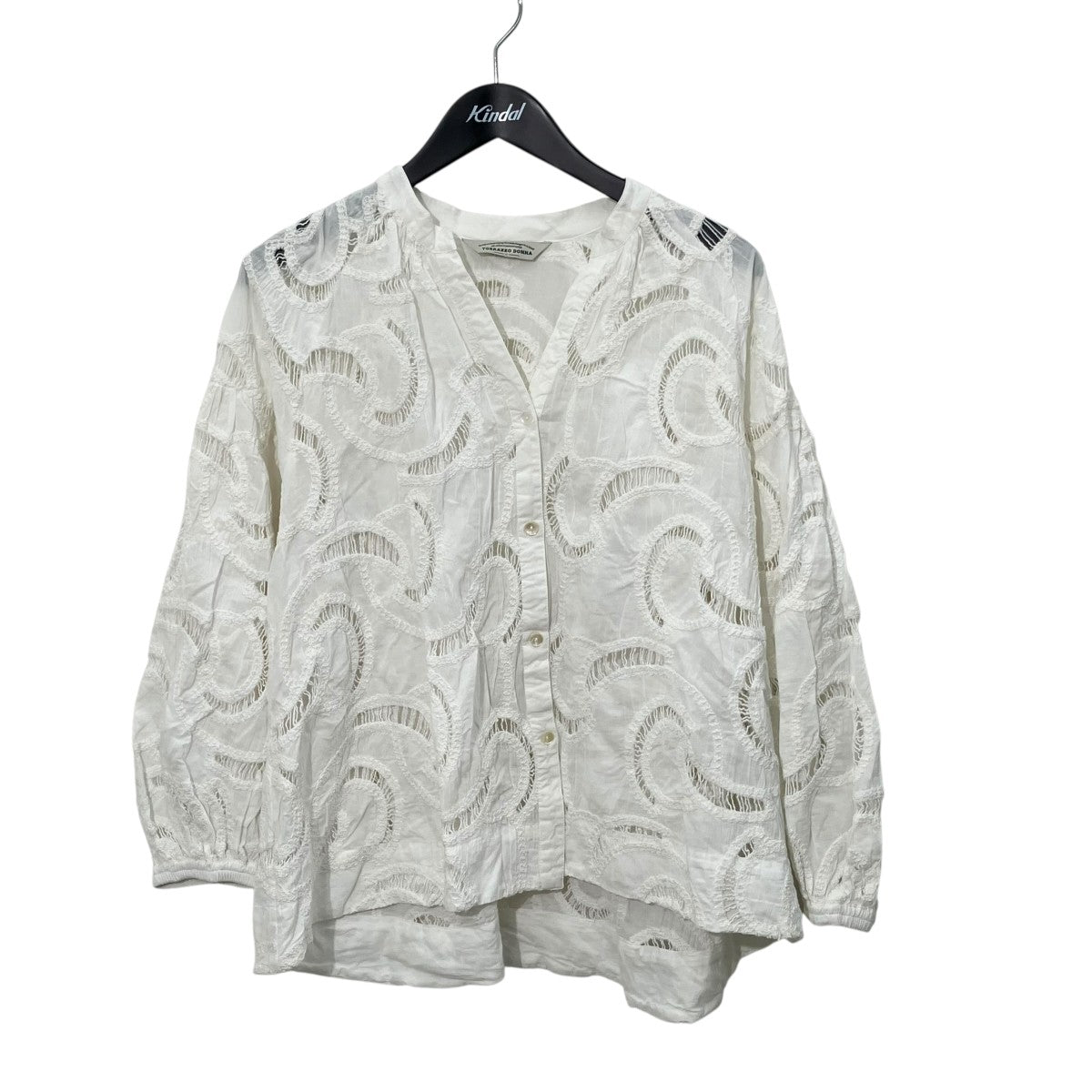 TORRAZZO DONNA 長袖ブラウス6241-429 古着・中古-1枚目のアイテム画像