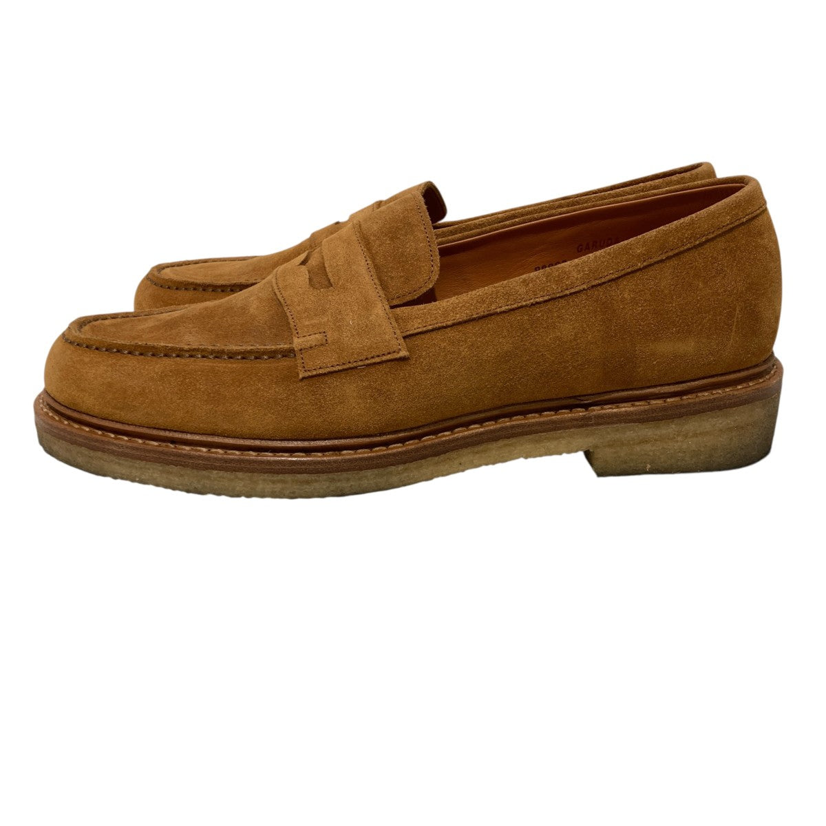 Jalan Sriwijaya×BOYS MARKET Bespoke Tobacco suede crepe sole loafersローファー 古着・中古-3枚目のアイテム画像