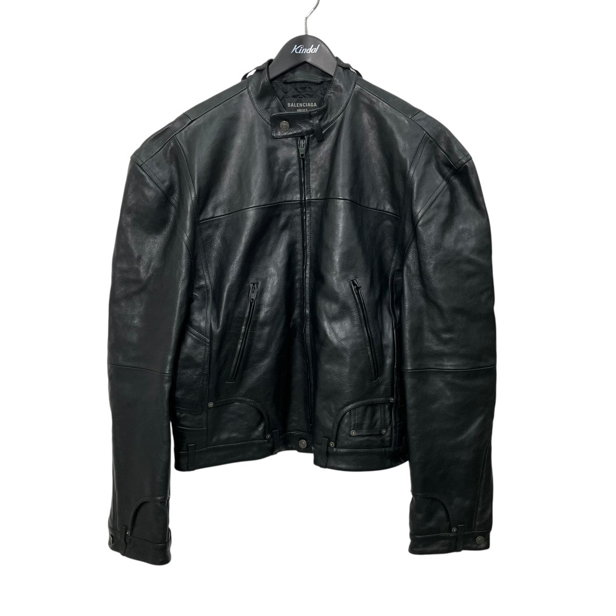 BALENCIAGA グレイニーソフトバッファローレザージャケット768749 古着・中古-1枚目のアイテム画像