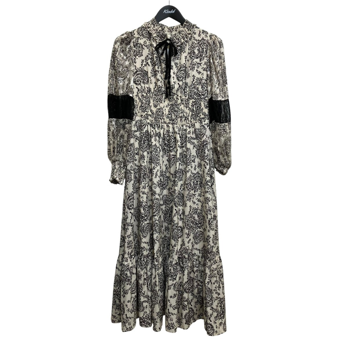 Winter Floral Long-sleeve Dress長袖ワンピース1204305020