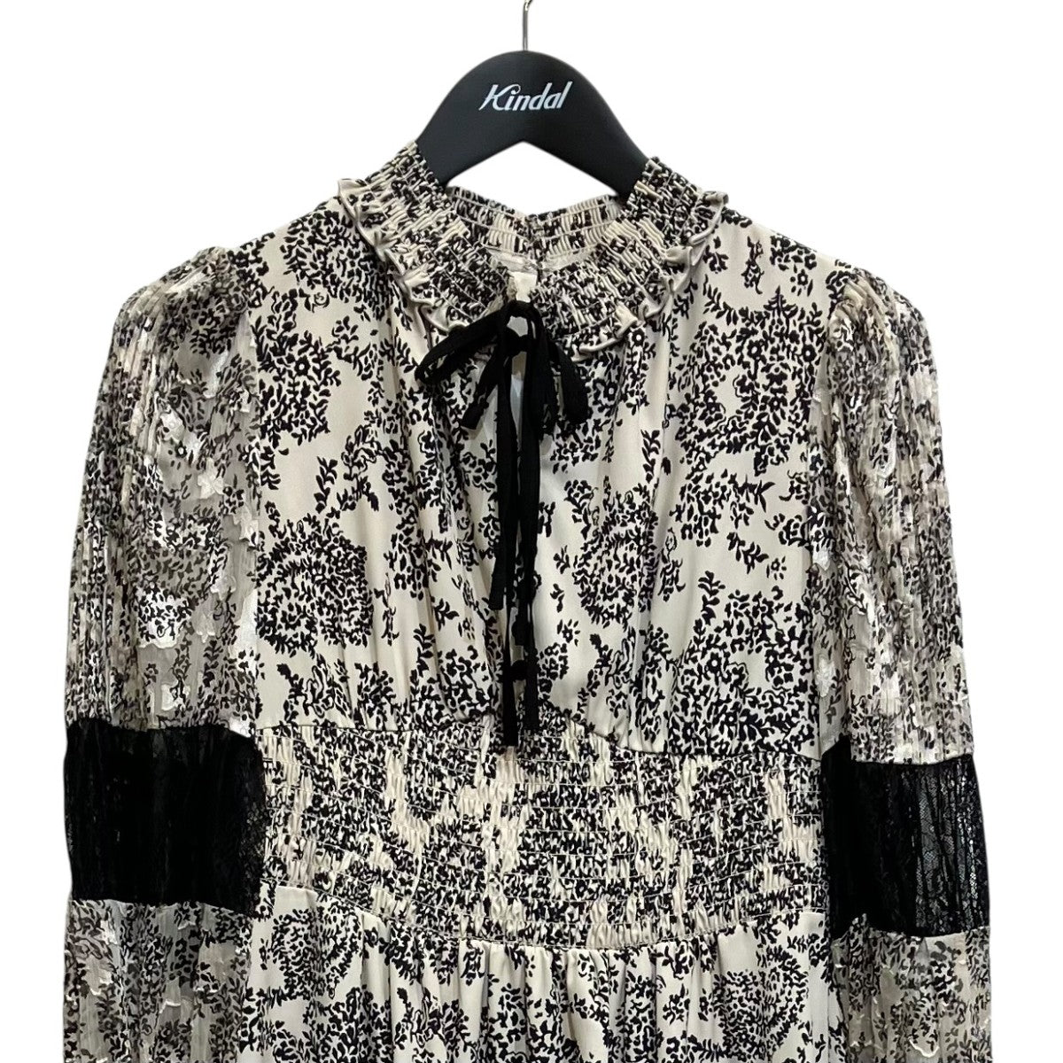 Winter Floral Long-sleeve Dress長袖ワンピース1204305020
