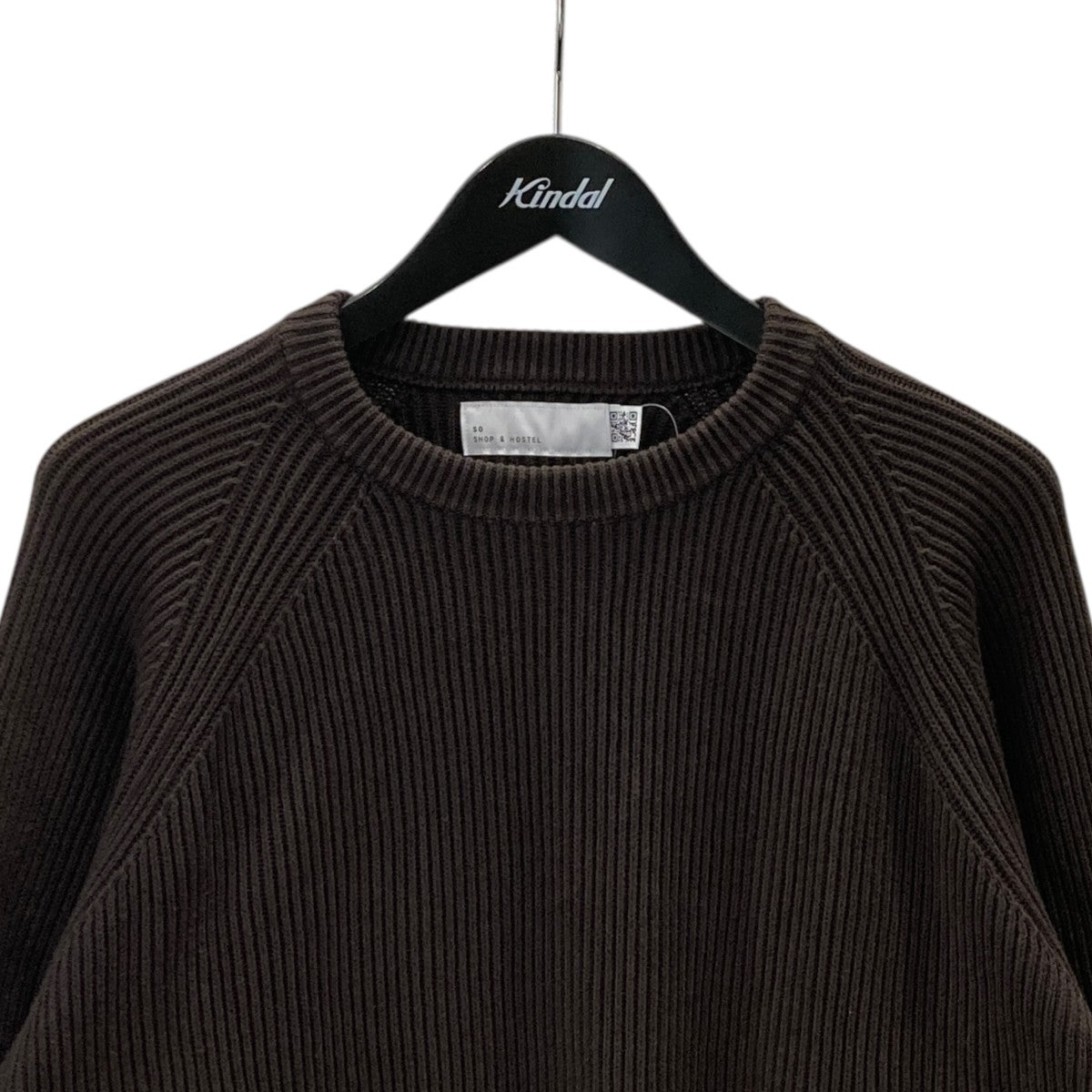 SO SHOP＆HOSTEL SO ORIGINAL COTTON RAGLAN CREW NECK KNITセーターSO-243-009 古着・中古-2枚目のアイテム画像
