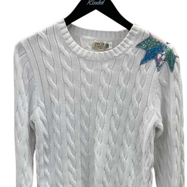DENIM ＆ SUPPLY RALPH LAUREN パッチワークセーター 古着・中古-2枚目のアイテム画像