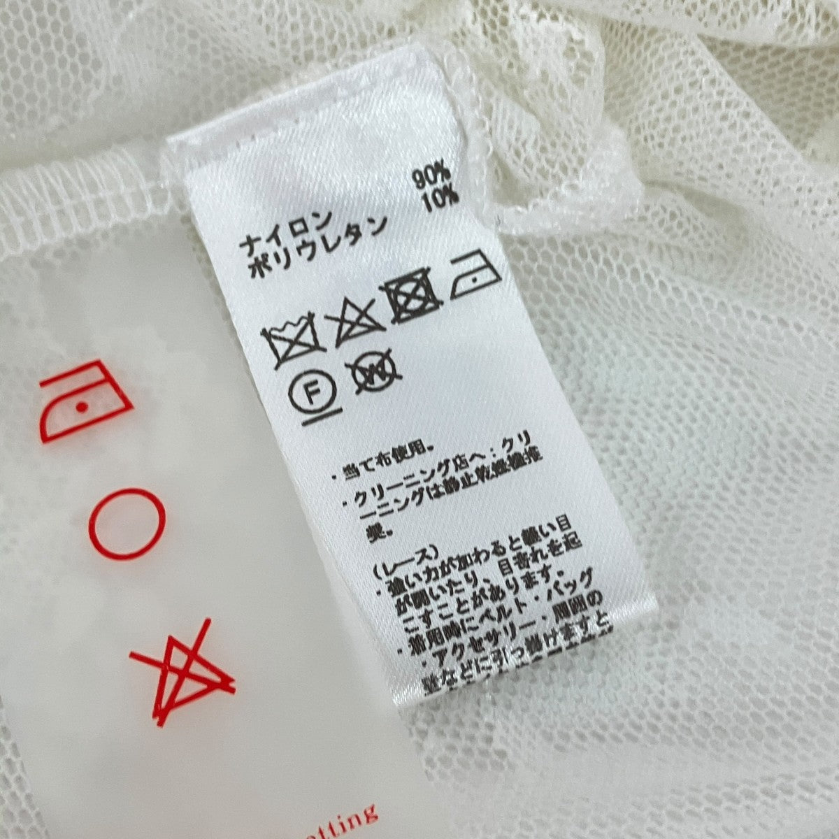 シアーレースブラウス