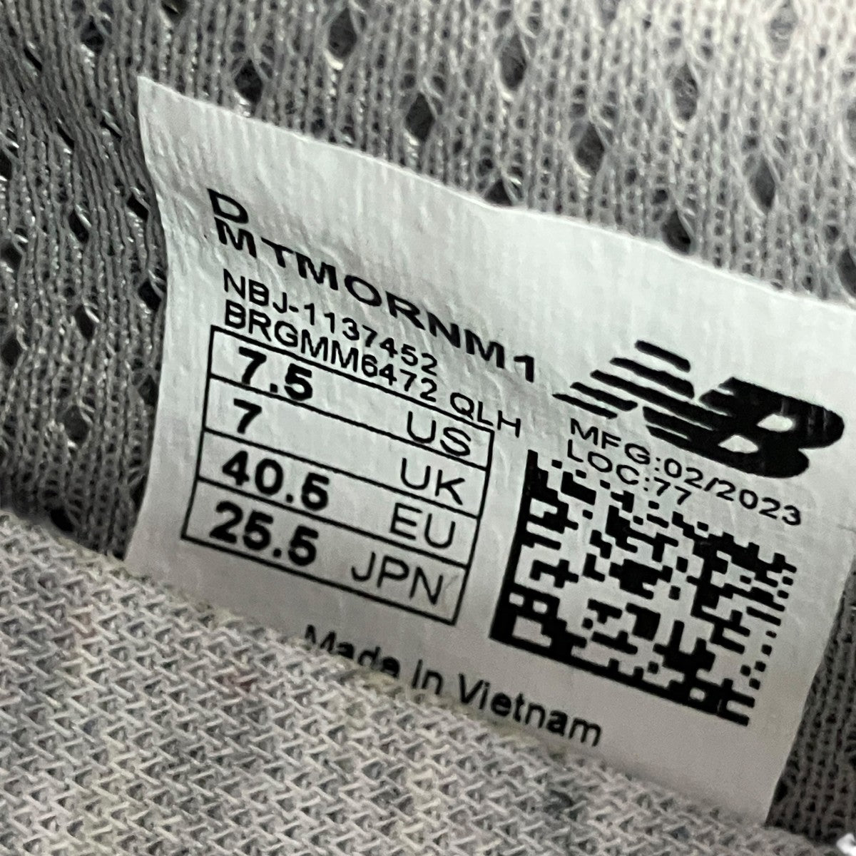 NEW BALANCE RESH FOAM X MORE TRAIL V3スニーカーMTMORNM1 古着・中古-7枚目のアイテム画像