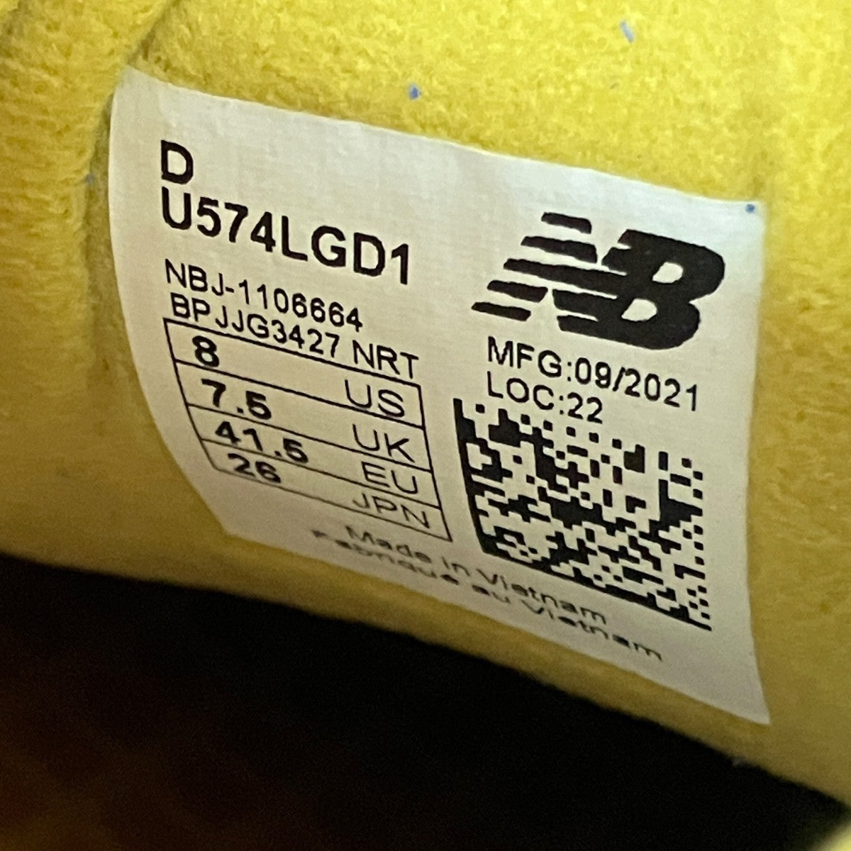 NEW BALANCE×Bodega スニーカーU574LGD1 古着・中古-7枚目のアイテム画像