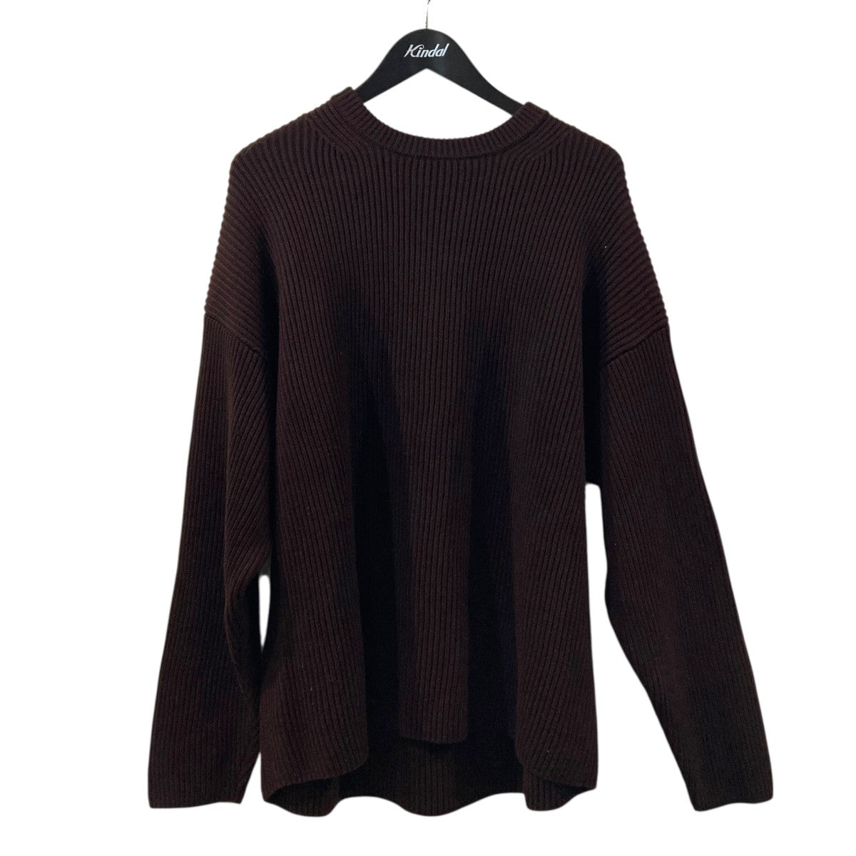 SUPER FINE WOOL RIB KNIT BIG P OニットA8AP02RK