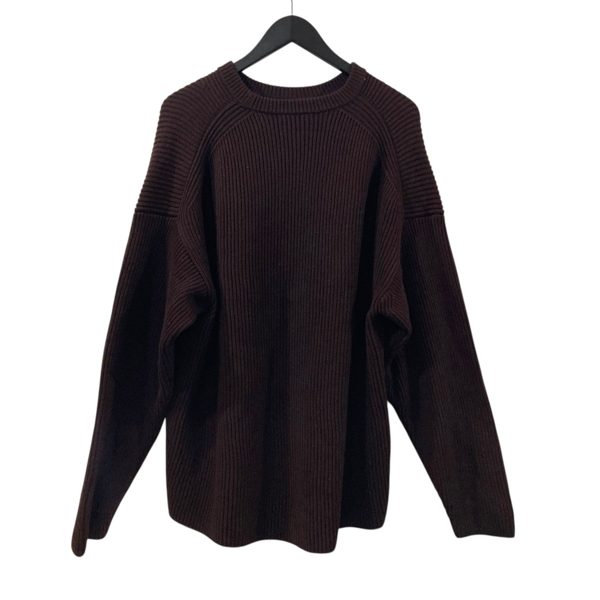 SUPER FINE WOOL RIB KNIT BIG P OニットA8AP02RK