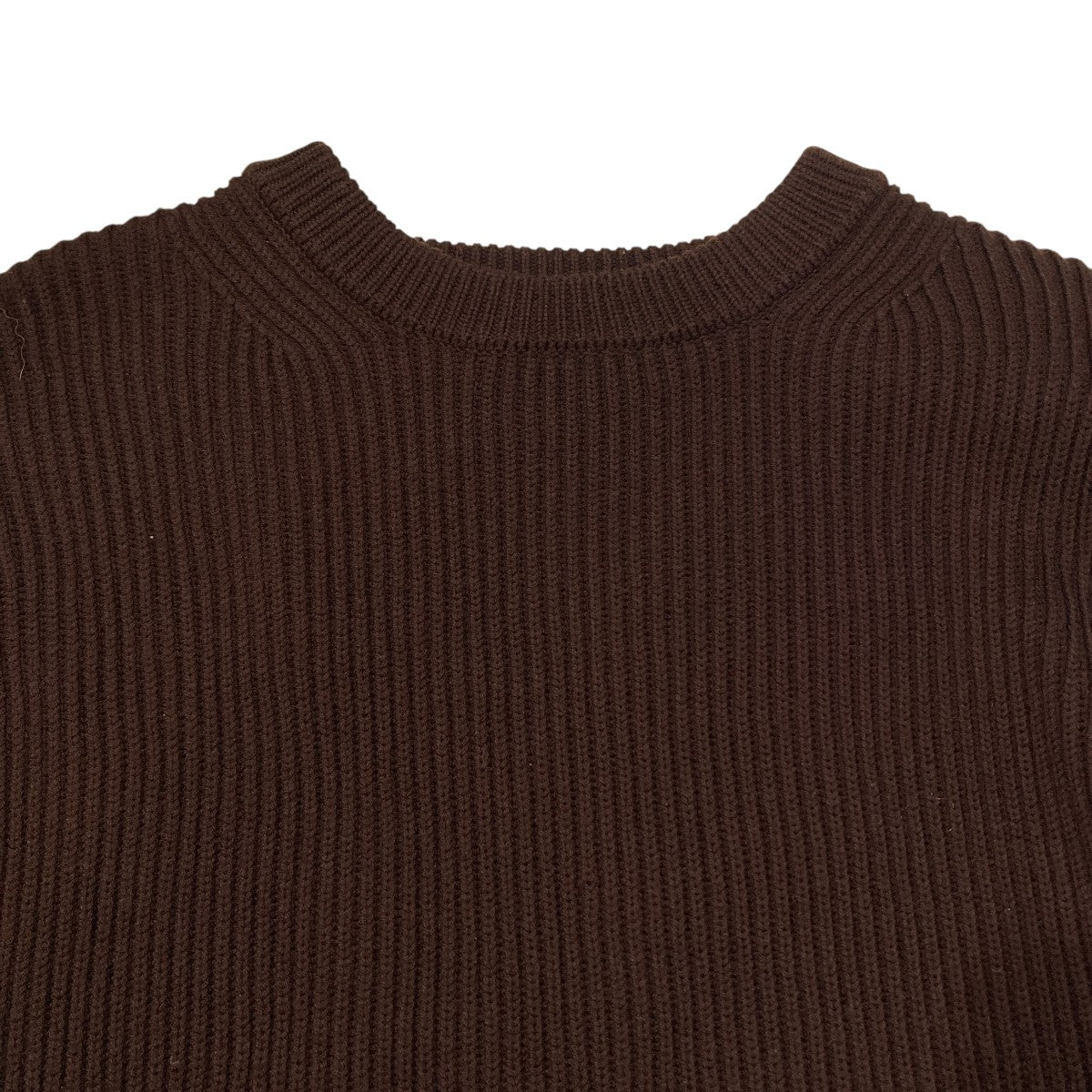 SUPER FINE WOOL RIB KNIT BIG P OニットA8AP02RK