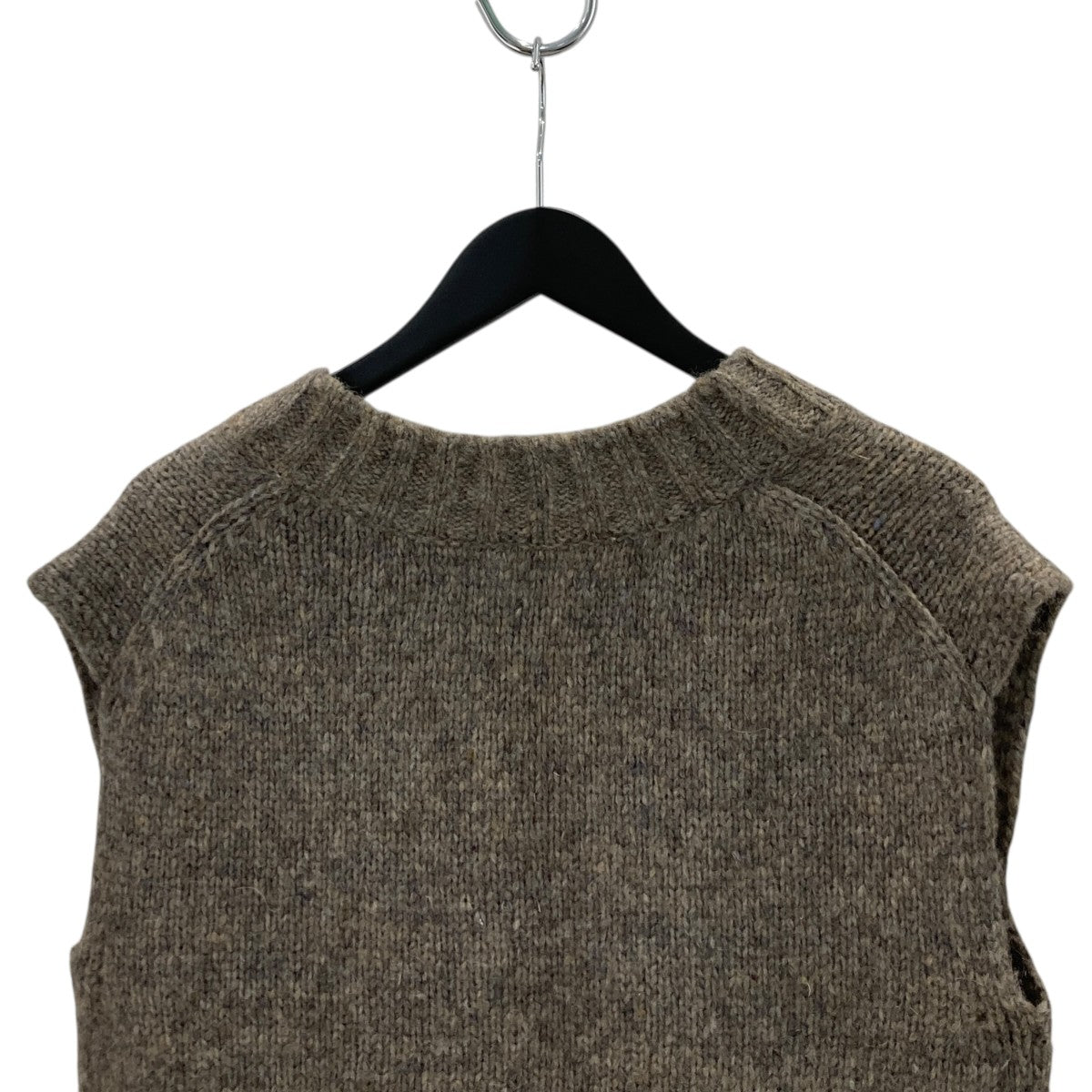 Mottle Yarn Knit Vestニットベスト12320516