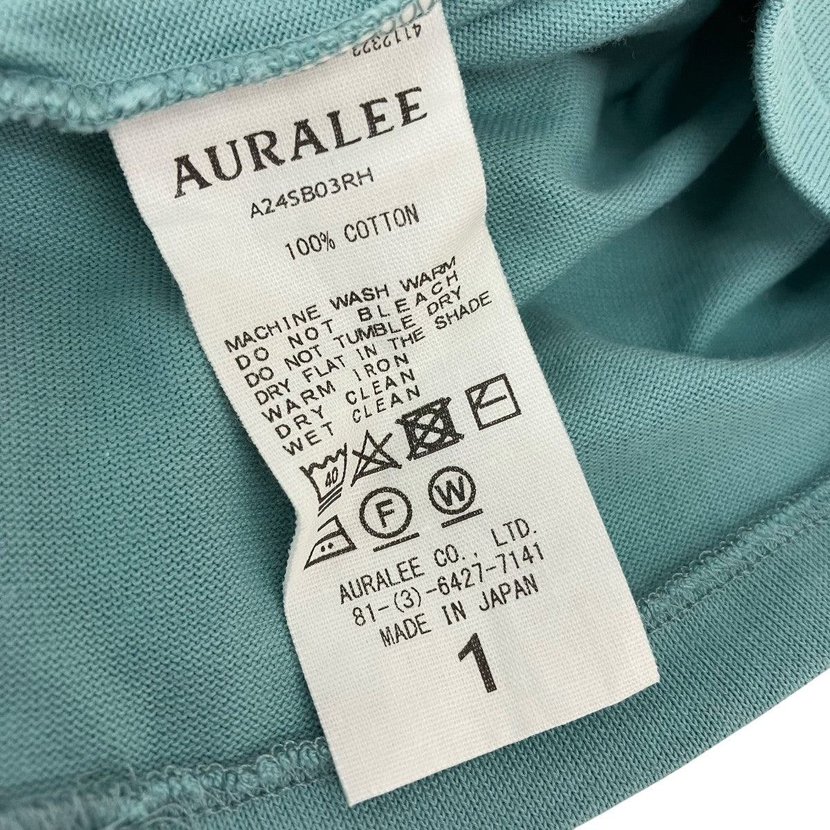 AURALEE FOR RON HERMANロングスリーブTシャツA24SB03RH 古着・中古-5枚目のアイテム画像