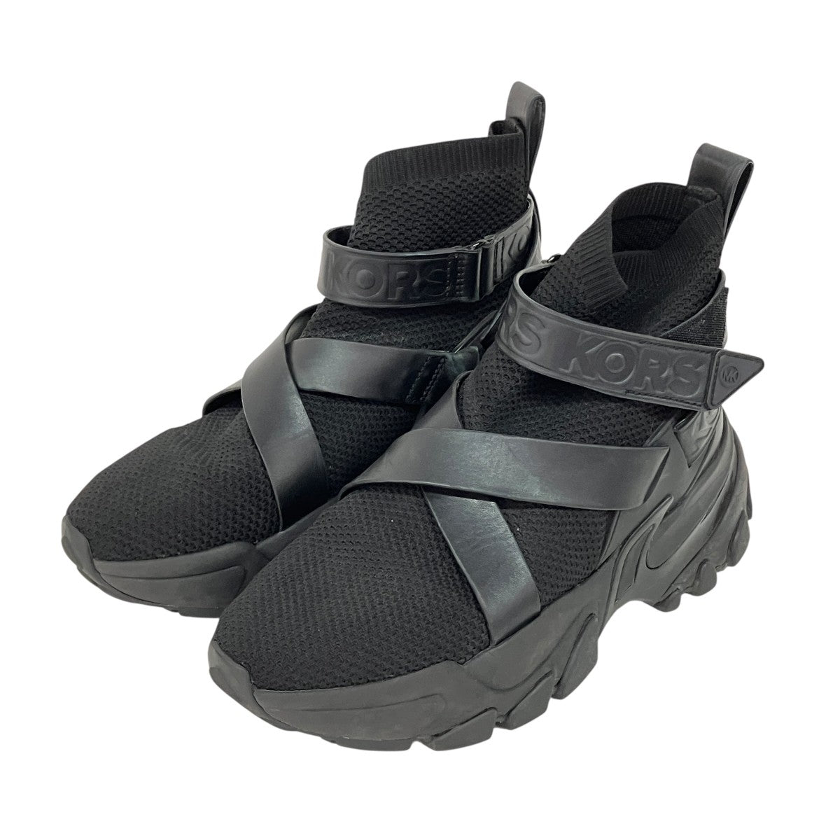 Nick Leather Strap Knit Trainerブーツ