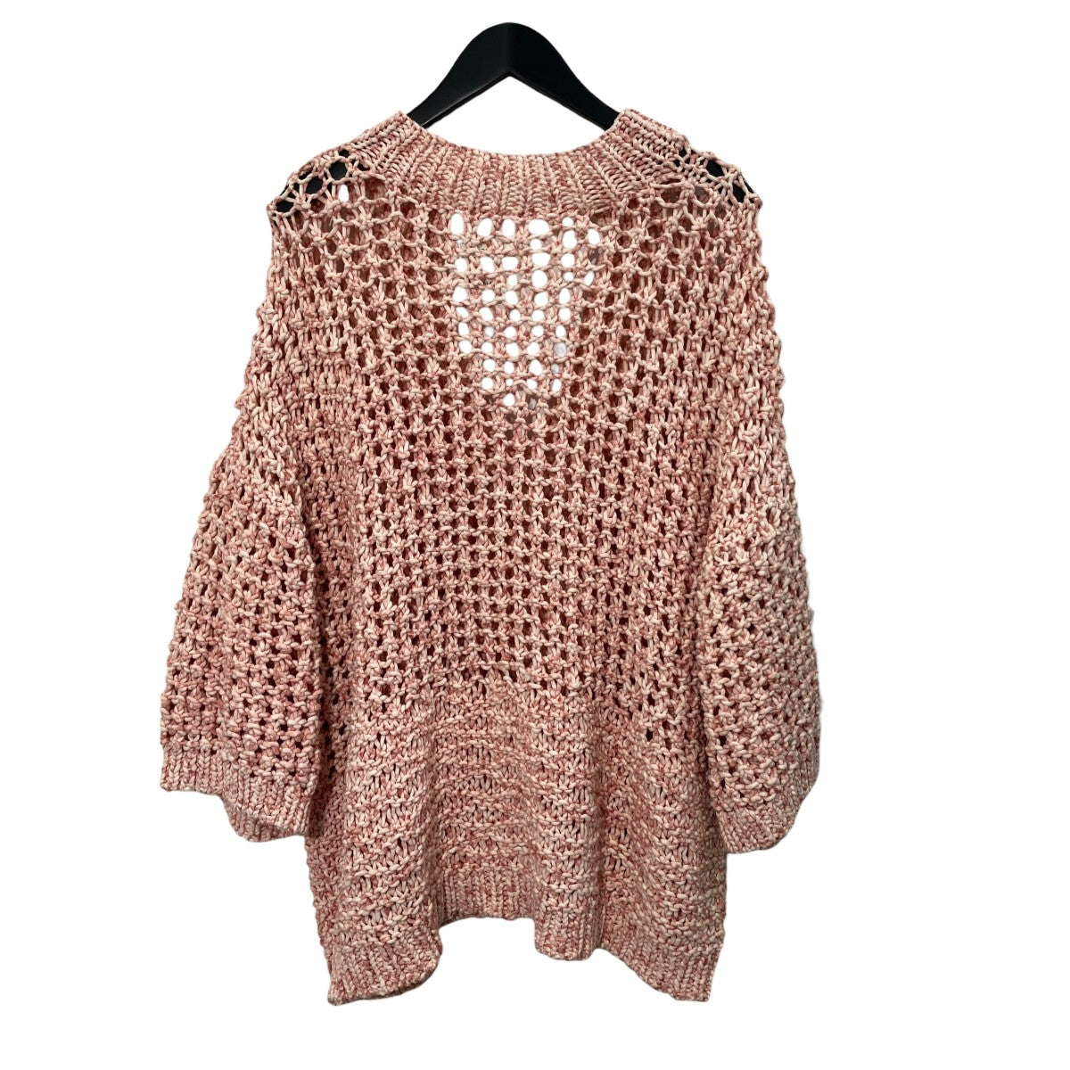 HALF SLEEVE PULLOVER HAND KNITプルオーバーニットOW41018