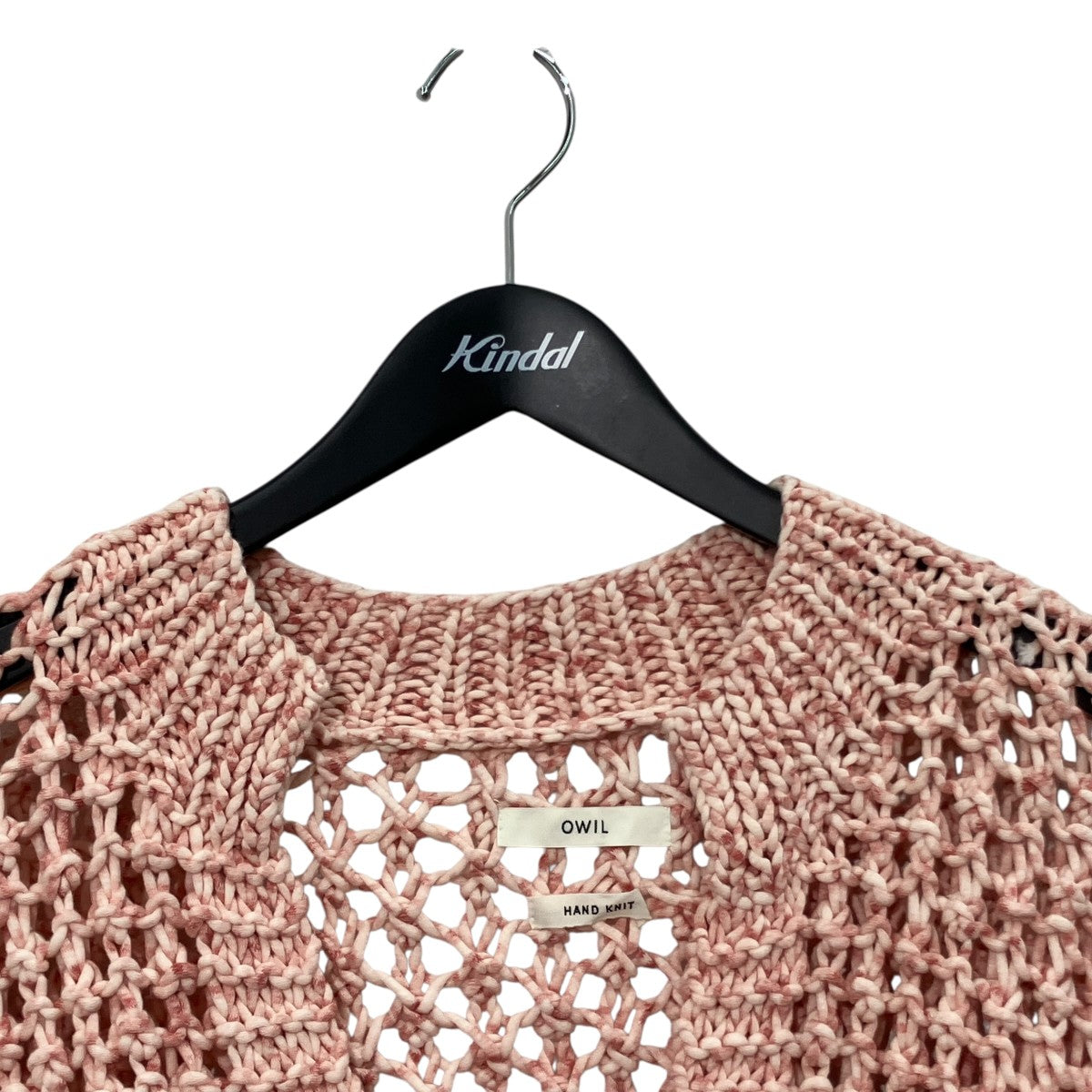 HALF SLEEVE PULLOVER HAND KNITプルオーバーニットOW41018
