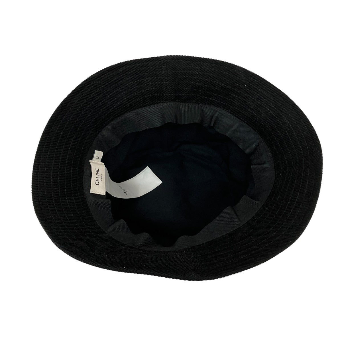 CELINE MINI TRIOMPHE BUCKET HAT IN CORDUROYコーデュロイバケットハット2AUJ0665W.38NO 古着・中古-3枚目のアイテム画像