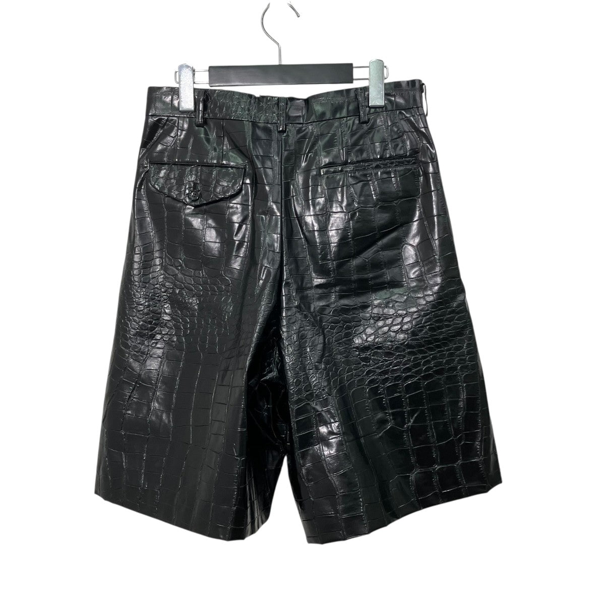 COMME des GARCONS HOMME PLUS クロコ型押しショートパンツPJ-P008 AD2022 古着・中古-2枚目のアイテム画像