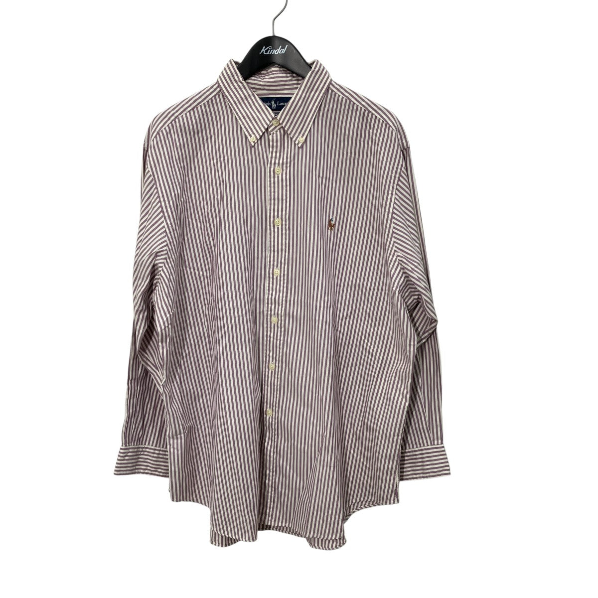RALPH LAUREN CLASSIC FITストライプボタンダウンシャツ 古着・中古-1枚目のアイテム画像