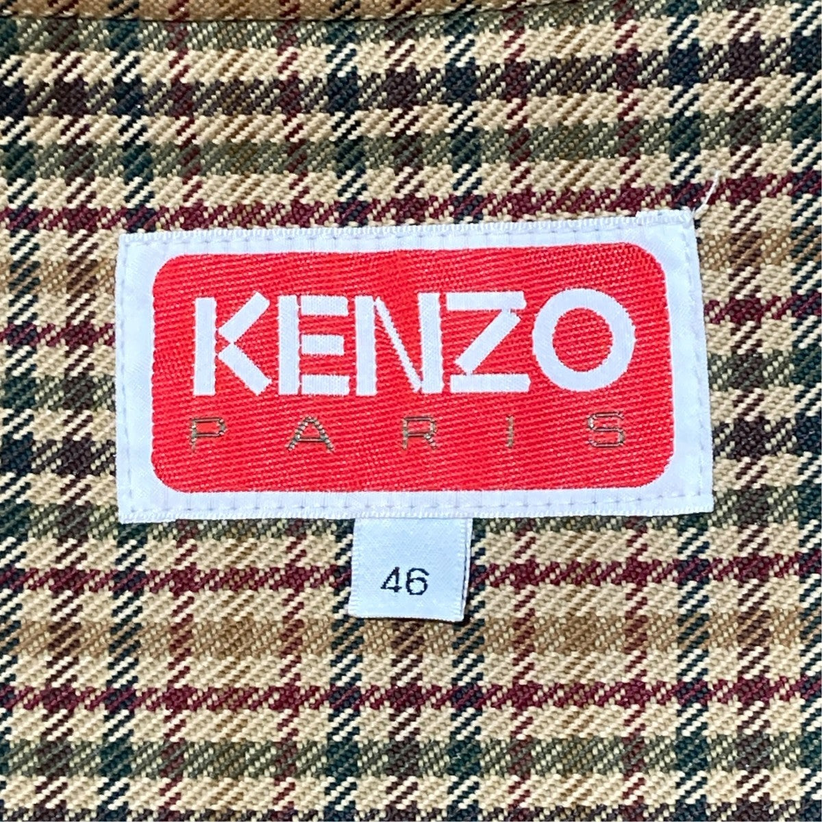 Checked trench coatステンカラーコートFD65MA0329GH