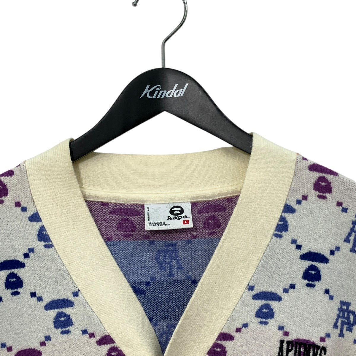 AAPE BY A BATHING APE ニットカーディガンAAPKNMB374XXP 古着・中古-3枚目のアイテム画像