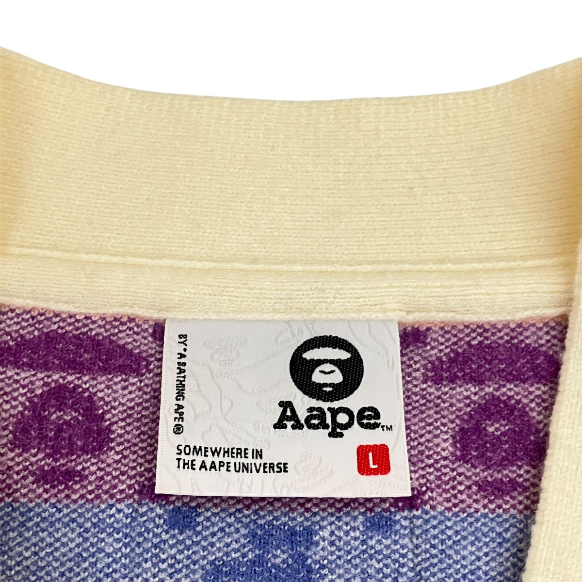 AAPE BY A BATHING APE ニットカーディガンAAPKNMB374XXP 古着・中古-8枚目のアイテム画像