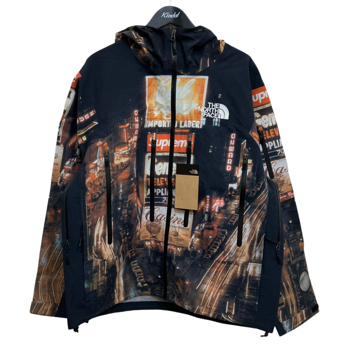 Supreme×THE NORTH FACE Taped Seam Shell Jacket Times SquareマウンテンパーカーNP52207I