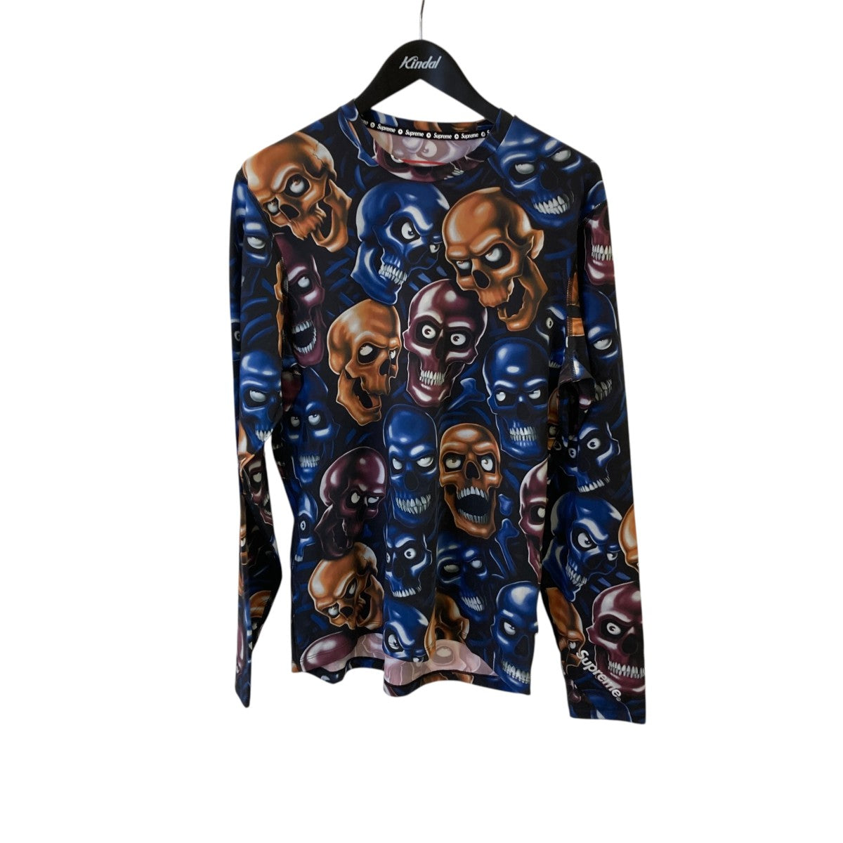 25AWBase Layer L S Top Skull長袖Tシャツ