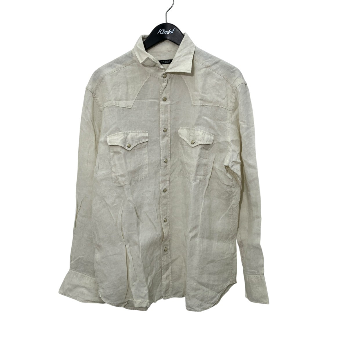 GINO Lino Moderno CollectionリネンシャツA-GIN 50092
