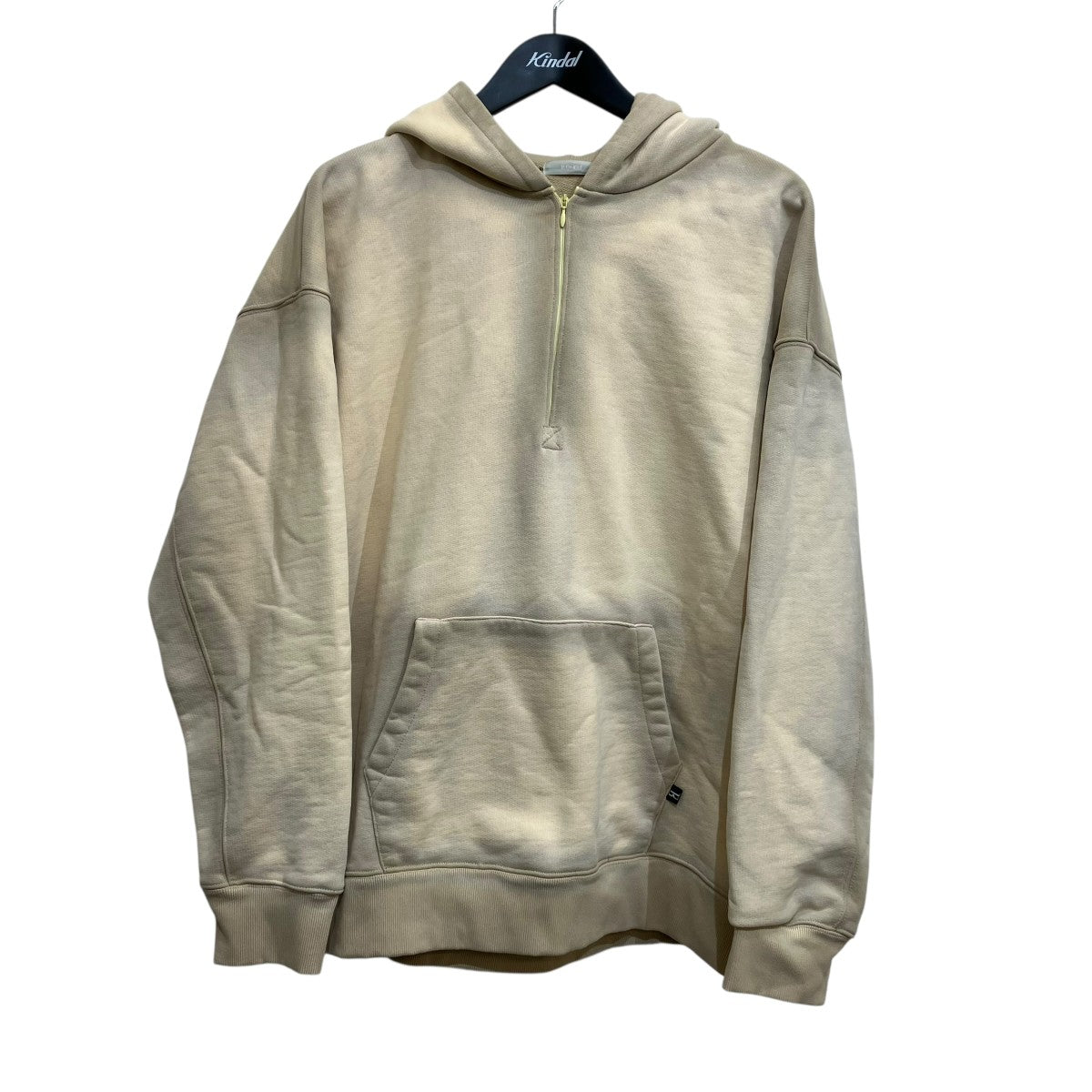BLEACH DYE HALF ZIP HOODIEハーフジップパーカー7125203210980