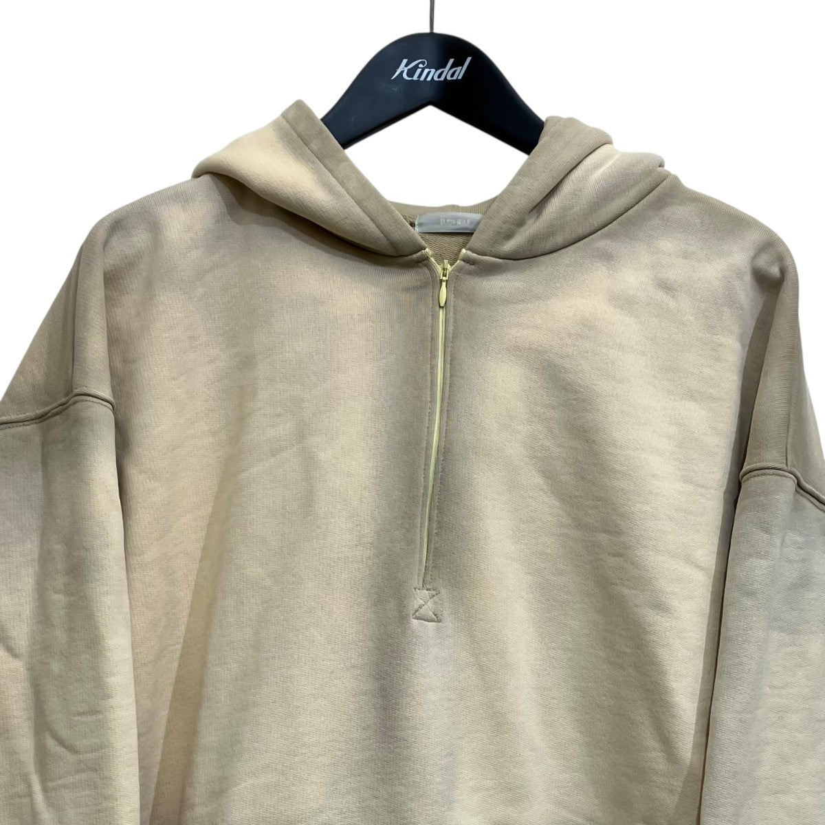 BLEACH DYE HALF ZIP HOODIEハーフジップパーカー7125203210980