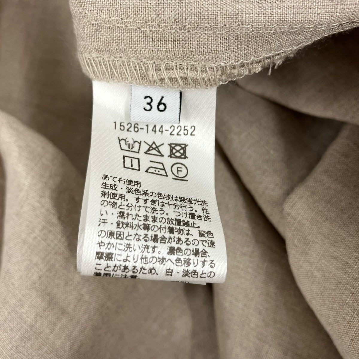 リネンシャツワンピース