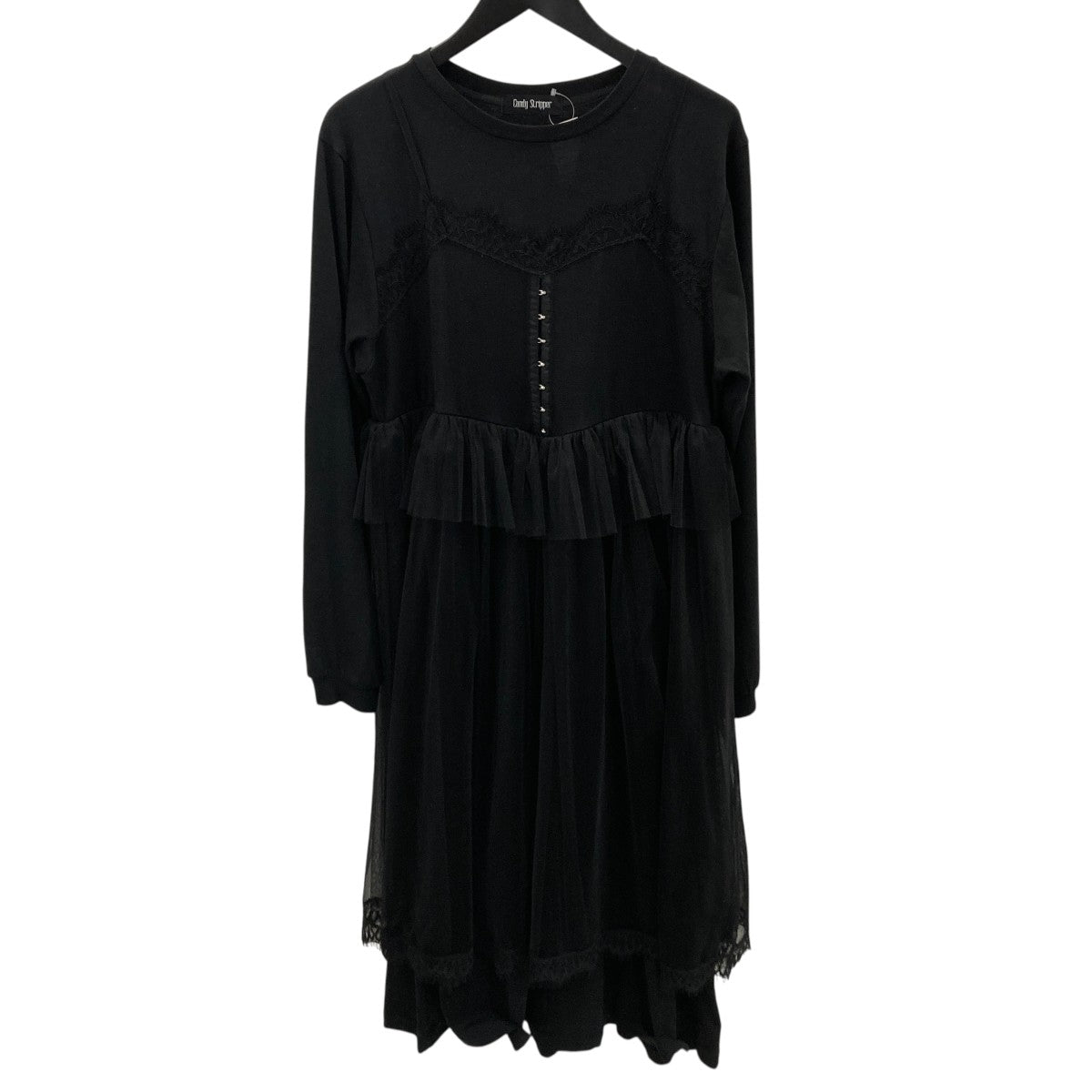 ×益若つばさ CELESTIAL TULLE LAYERED DRESS長袖ワンピース1246012