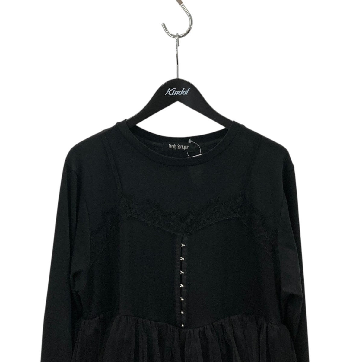 ×益若つばさ CELESTIAL TULLE LAYERED DRESS長袖ワンピース1246012