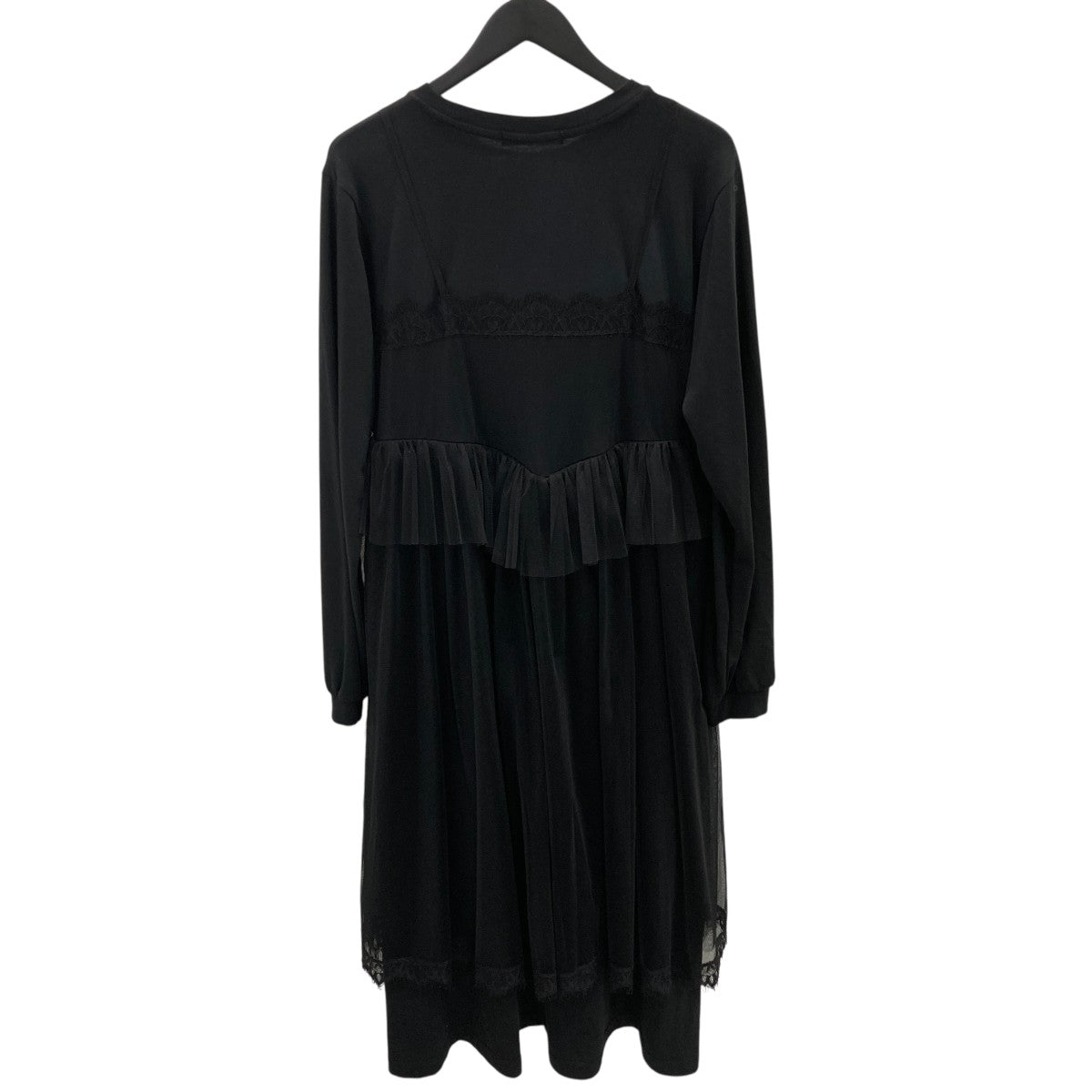 ×益若つばさ CELESTIAL TULLE LAYERED DRESS長袖ワンピース1246012