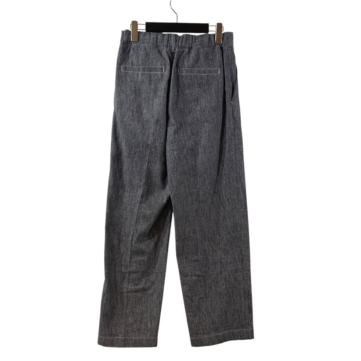 26SSSPRING2 コットンシルクデニムライクパンツパンツ6514-2-000059