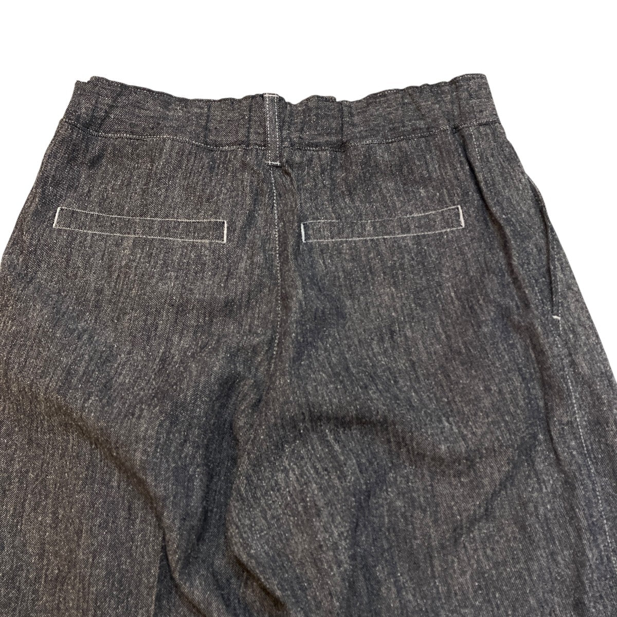 26SSSPRING2 コットンシルクデニムライクパンツパンツ6514-2-000059
