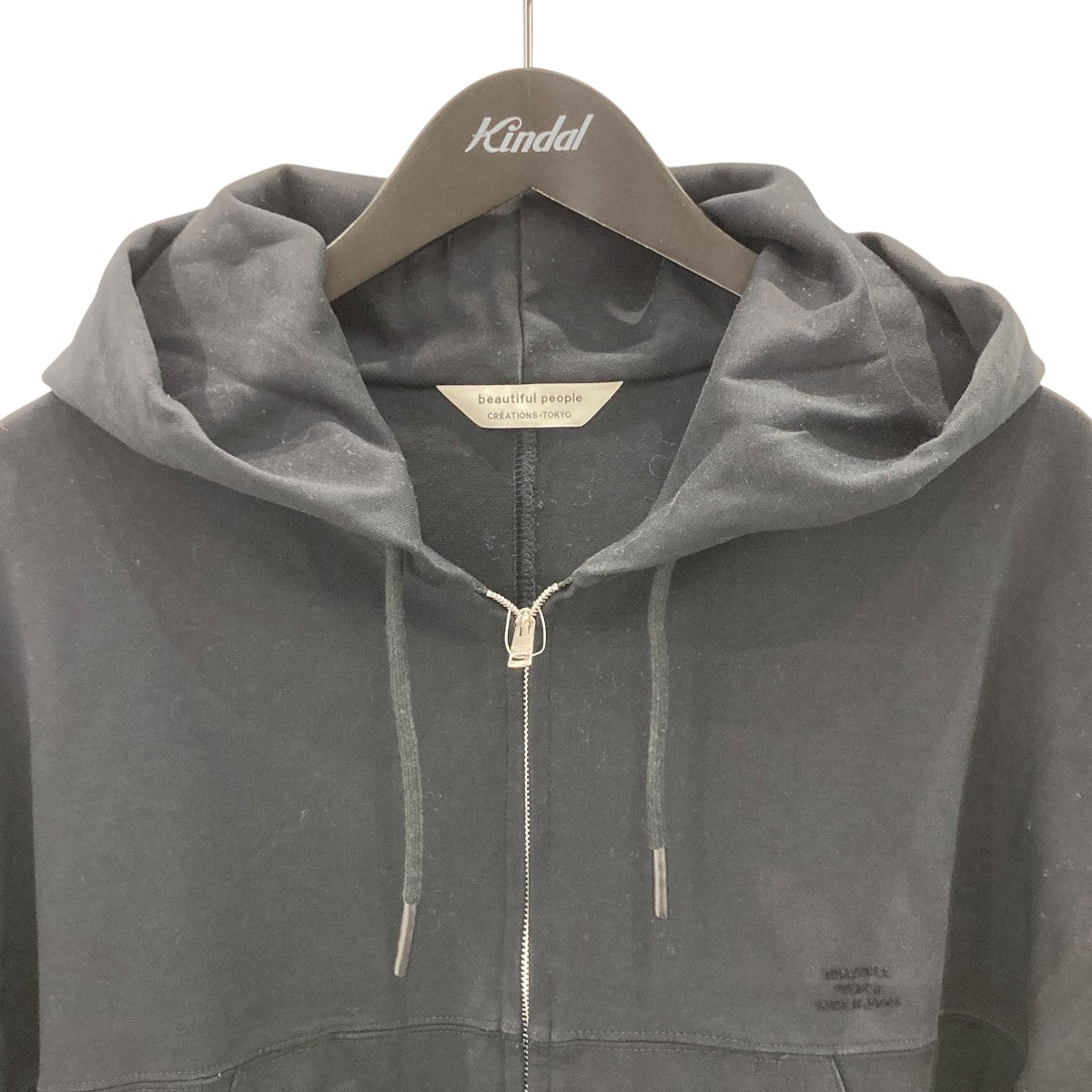 compact double jersey zip up parkaジップパーカー1535302003
