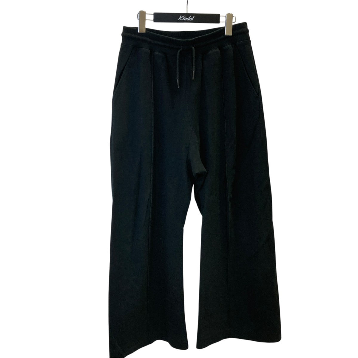 25AWcompact double jersey wide straight pantsスウェットパンツ153530500