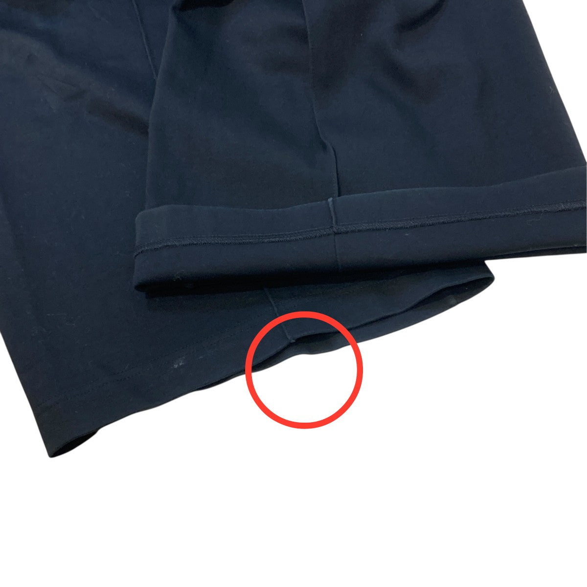 25AWcompact double jersey wide straight pantsスウェットパンツ153530500