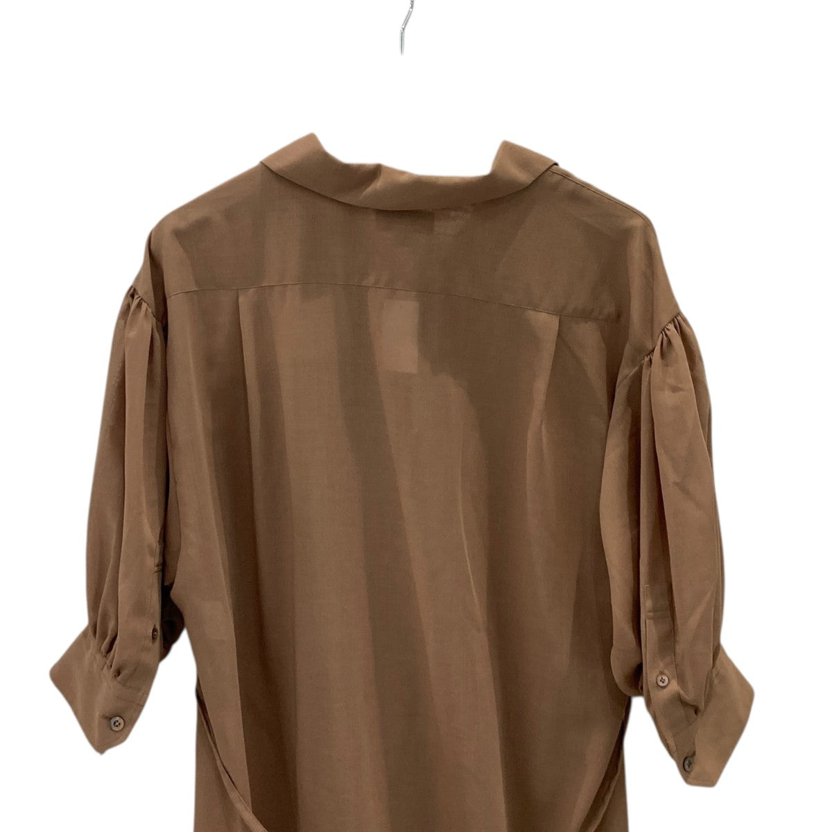 25SSSHEER TWILL DRESSシャツワンピース251-16237