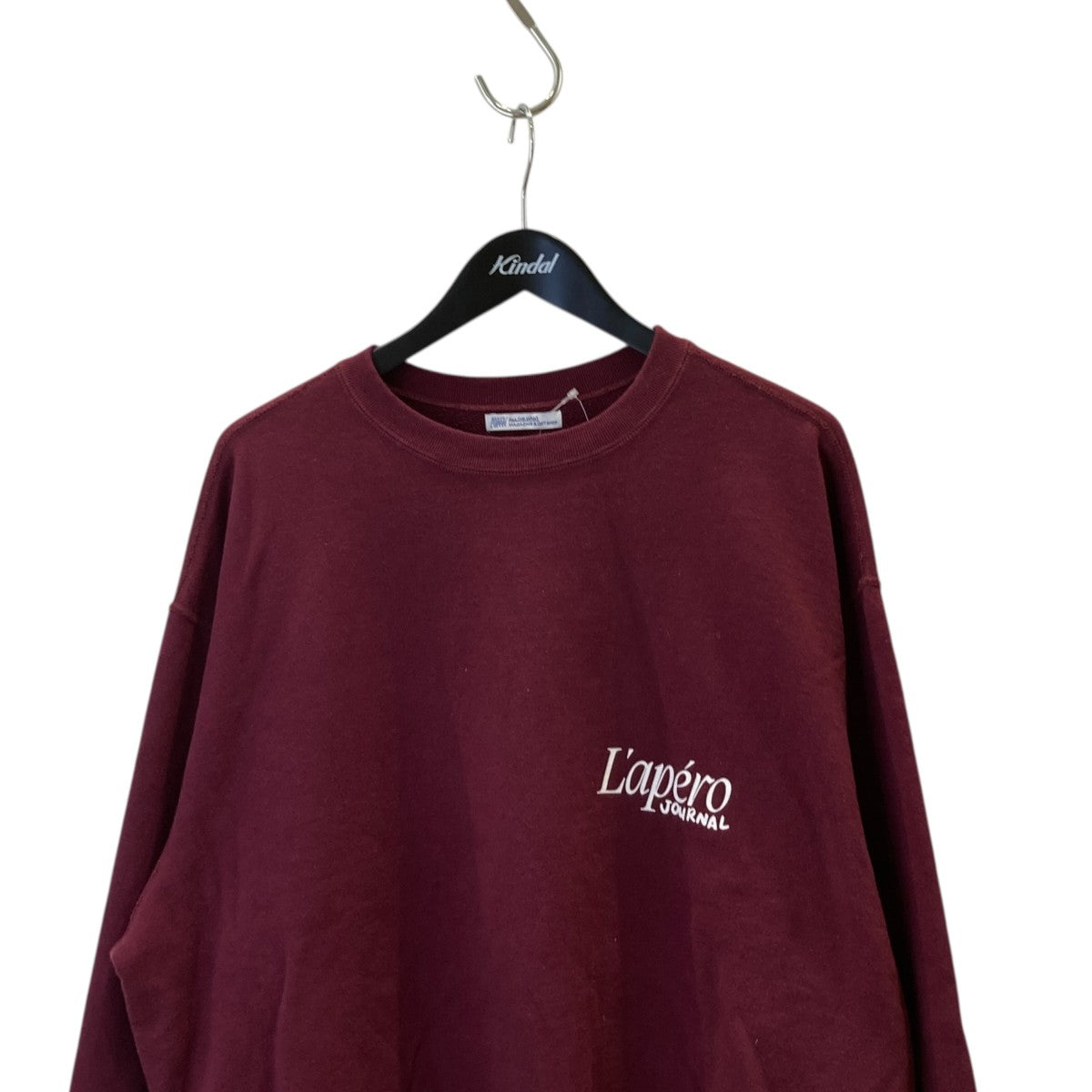 L’APERO SWEATSHIRTクルーネックスウェット