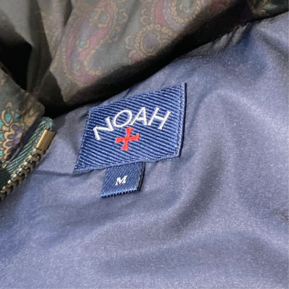 Noah ペイズリーダウンジャケット21-011-122-0002-1-0 古着・中古-7枚目のアイテム画像