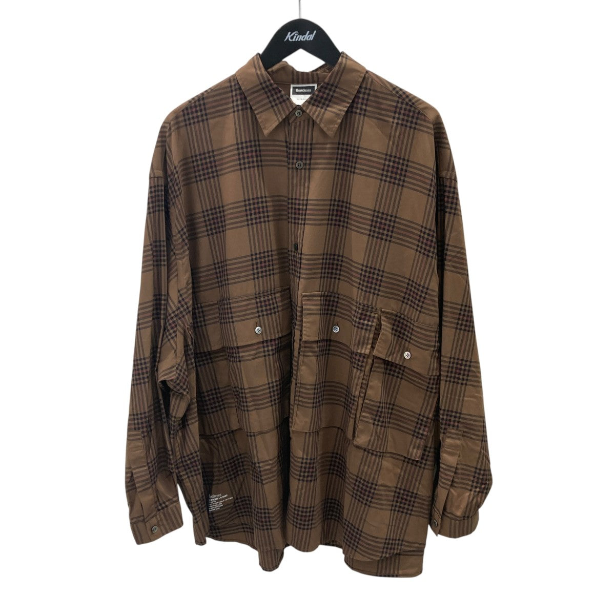 CHECK FLAP POCKET L S SHIRTチェックシャツFSW-21-SH 68