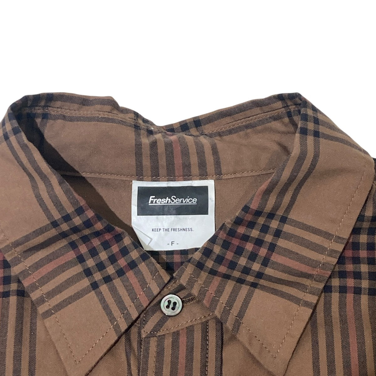 CHECK FLAP POCKET L S SHIRTチェックシャツFSW-21-SH 68