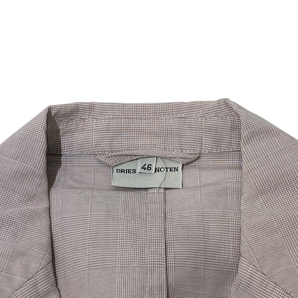 DRIES VAN NOTEN　グレンチェック　ブルゾン DRIES VAN NOTEN(ドリスヴァンノッテン) ライカ期グレンチェック