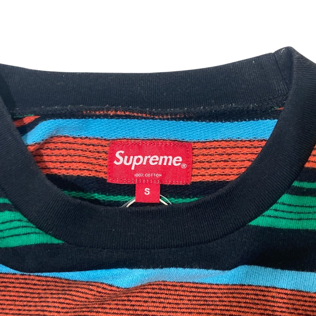 19SSMULTI STRIPE S S TOPボーダーTシャツ
