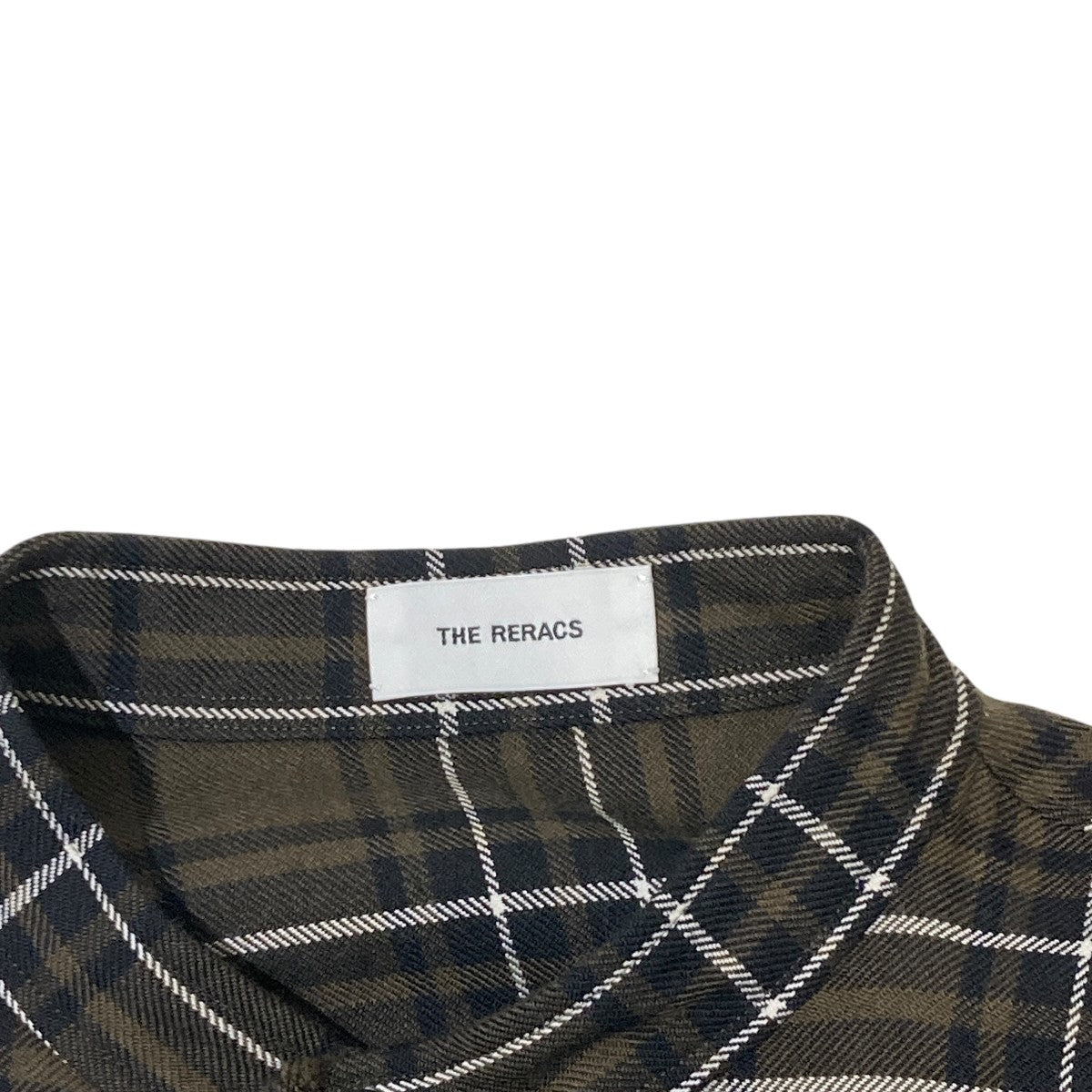 THE PLACKET SHIRTチェックシャツ／バンドカラーシャツ22FW-REBL-314-2-J