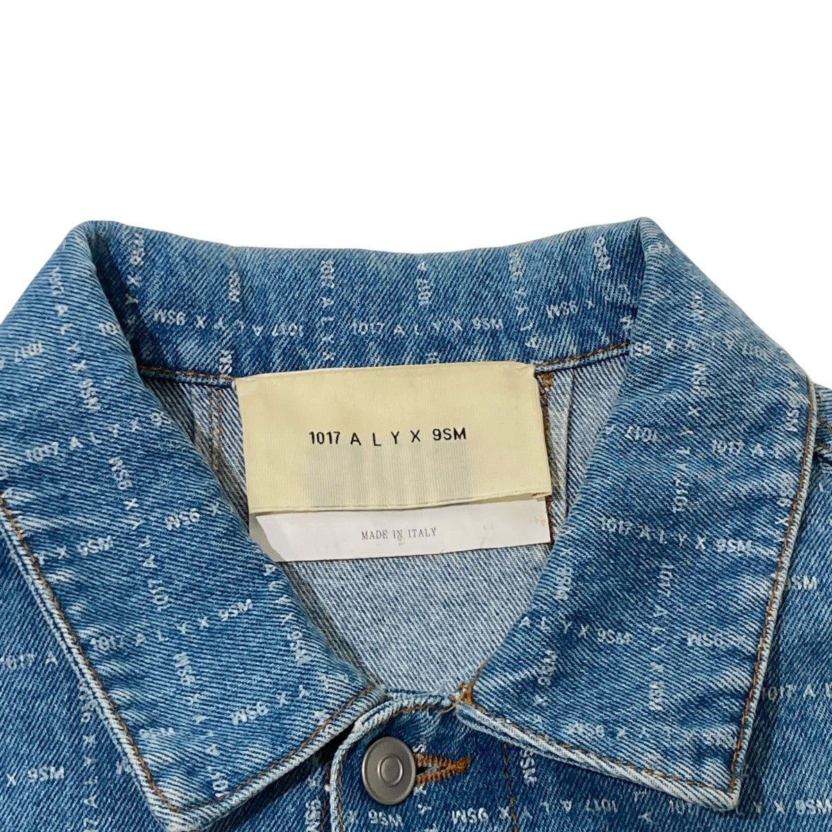 LOGO CHECK DENIM JACKETデニムジャケットS19-ALYX-AAM