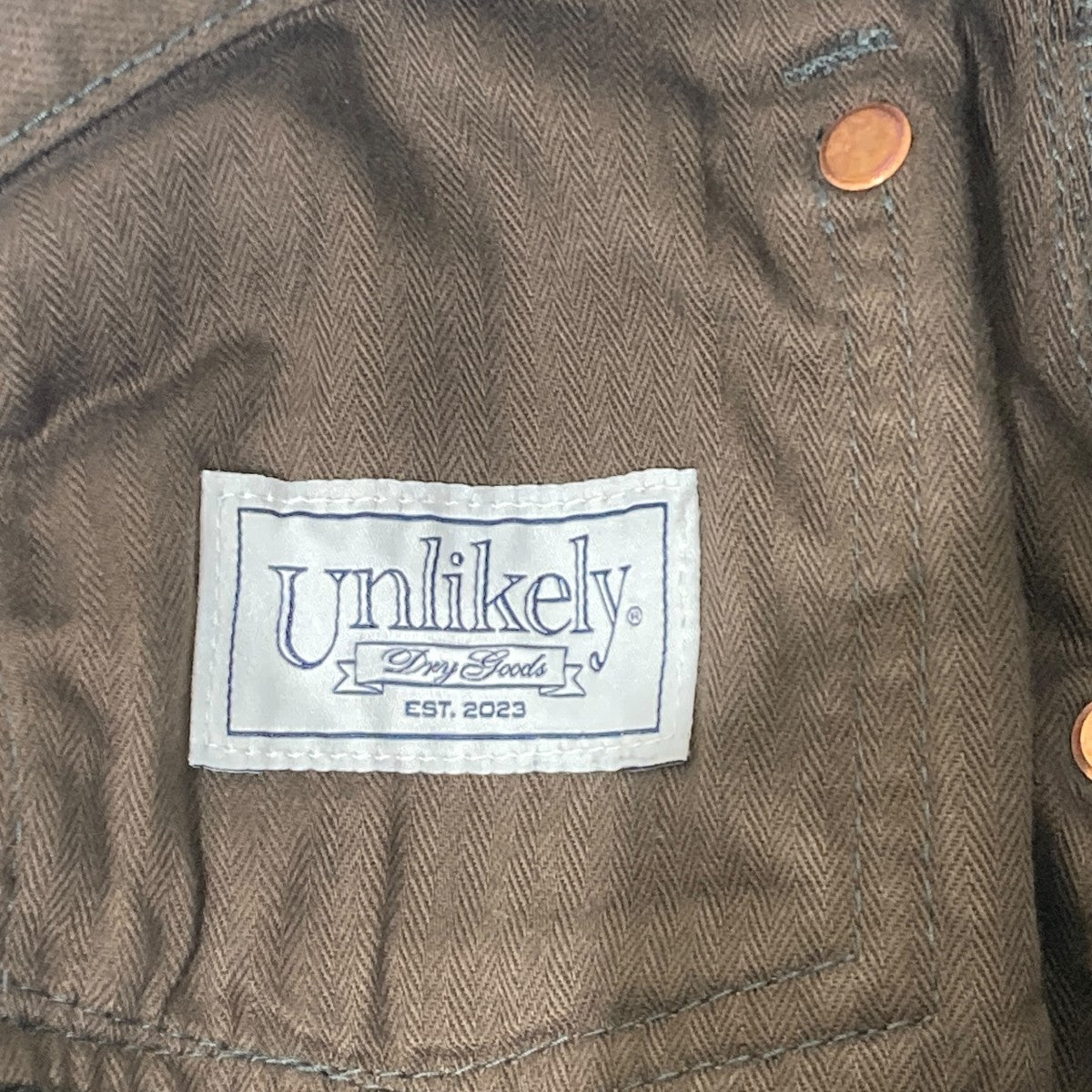 Unlikely 26SSUnlikely Time Travel Jean Wide Color DenimデニムパンツU26S-21-0002 古着・中古-7枚目のアイテム画像