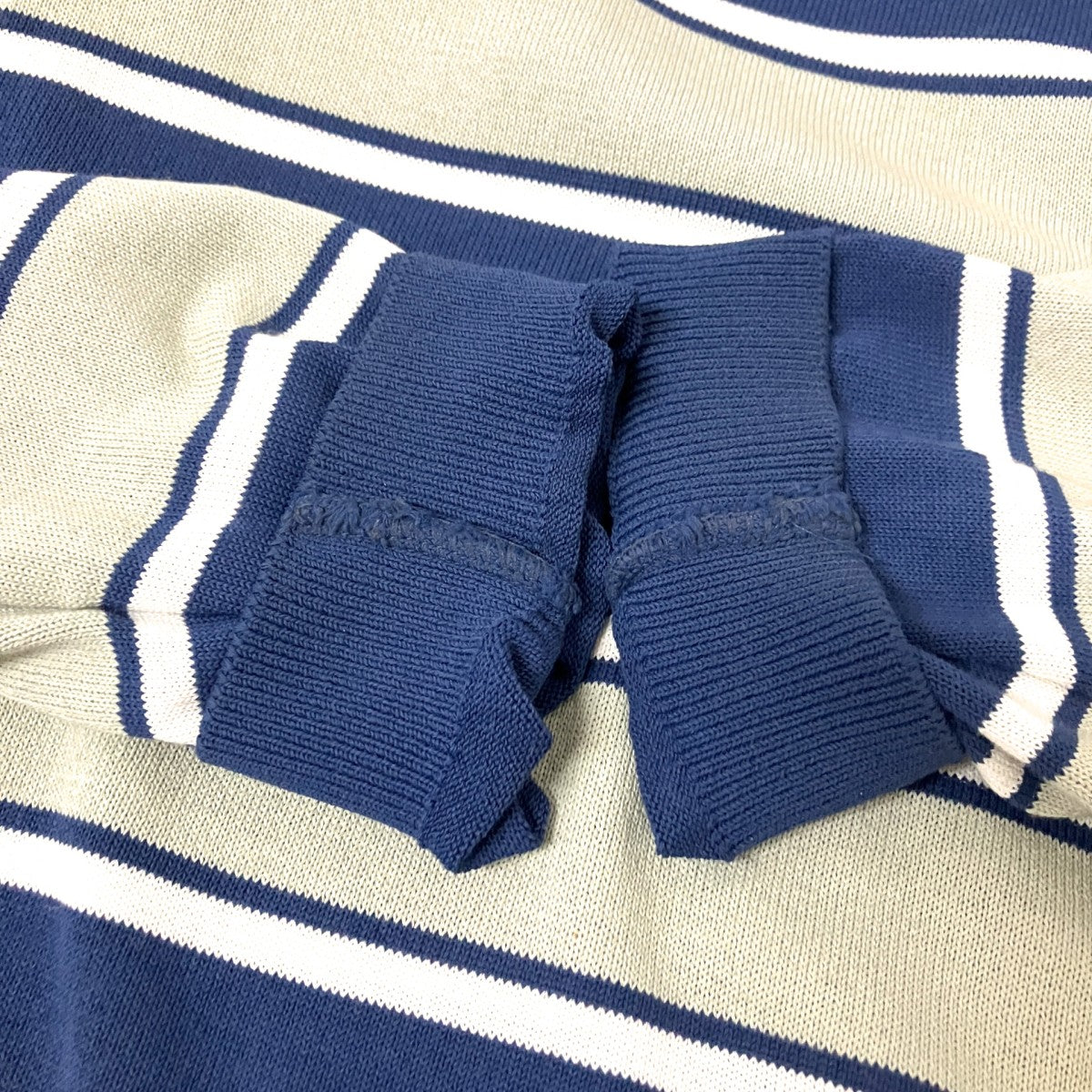 Border Crew Neck L S Knitボーダーニット